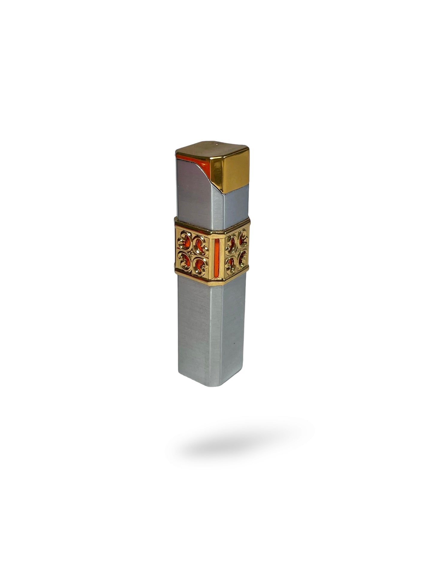 Gold vintage lipstick lighter